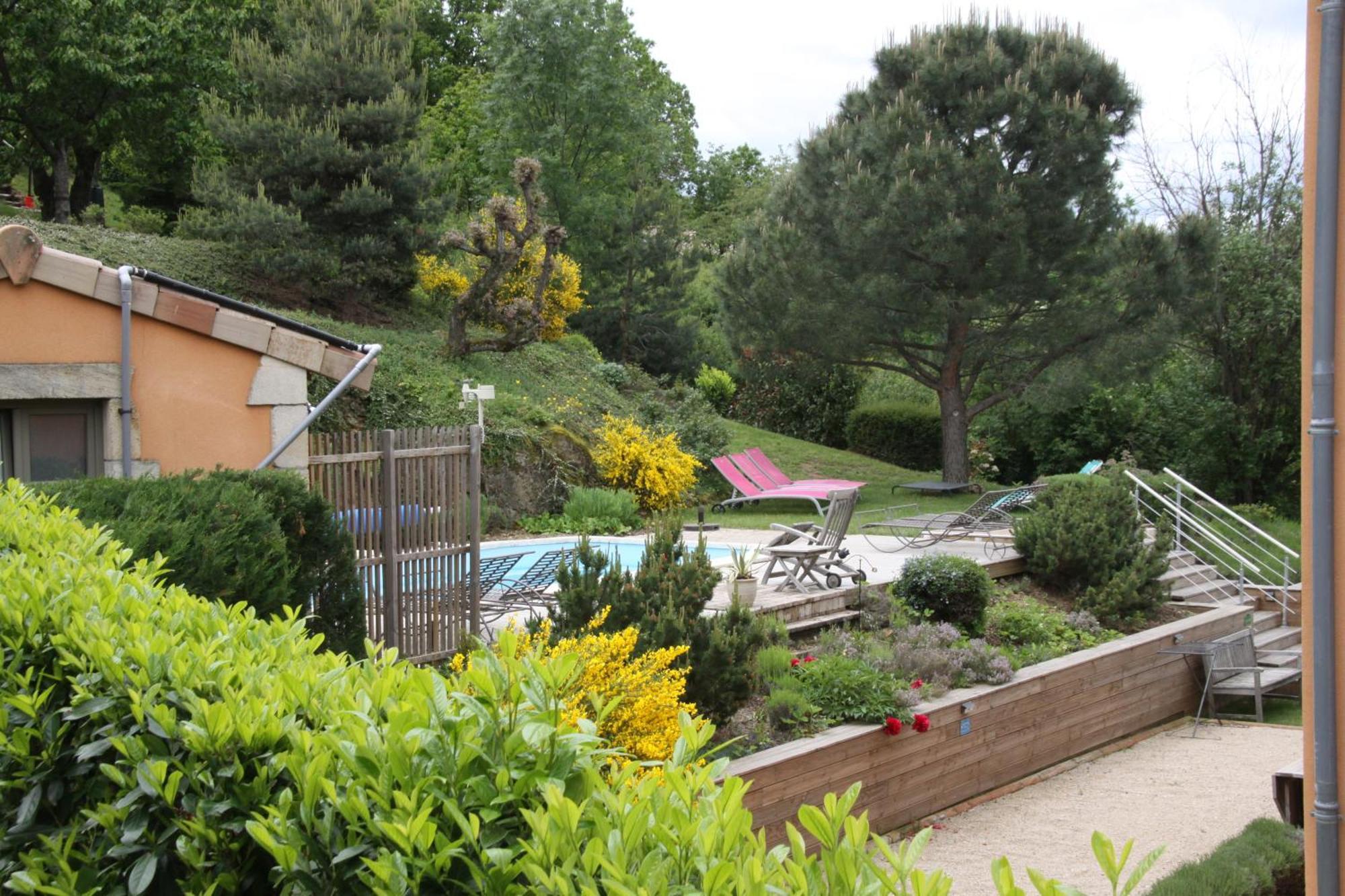Bed and Breakfast La Bastide de Fontaille Saint-Félicien Exterior foto
