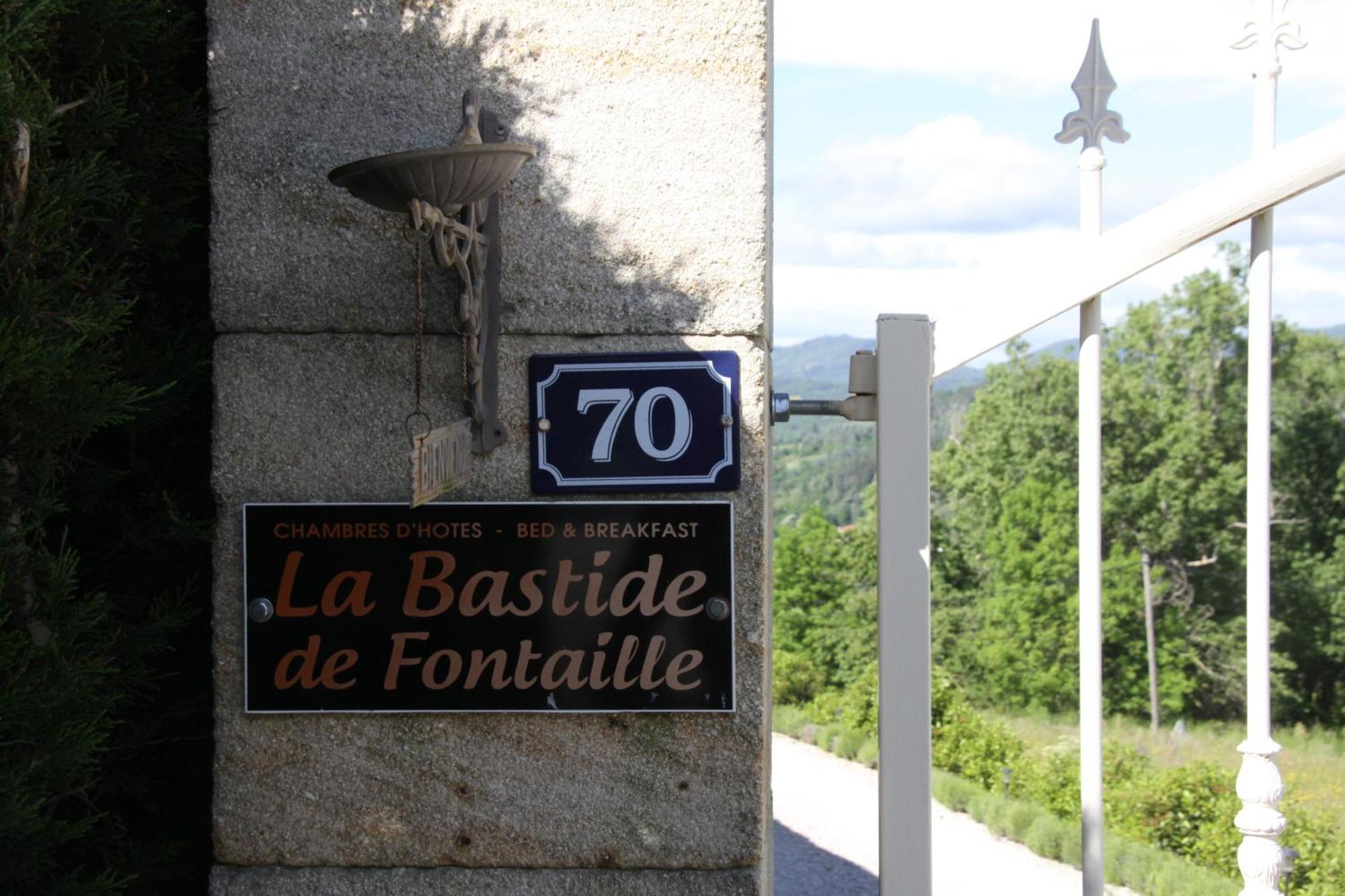Bed and Breakfast La Bastide de Fontaille Saint-Félicien Exterior foto